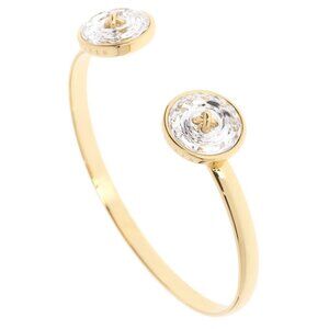 Ted Baker Katrina Big Button Swarovski Crystal Gold Cuff